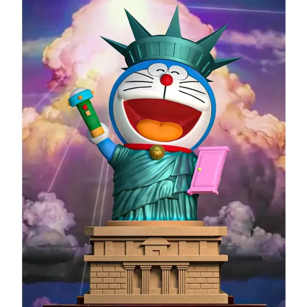 Liberty Blue Fatty Doraemon GK Statue
